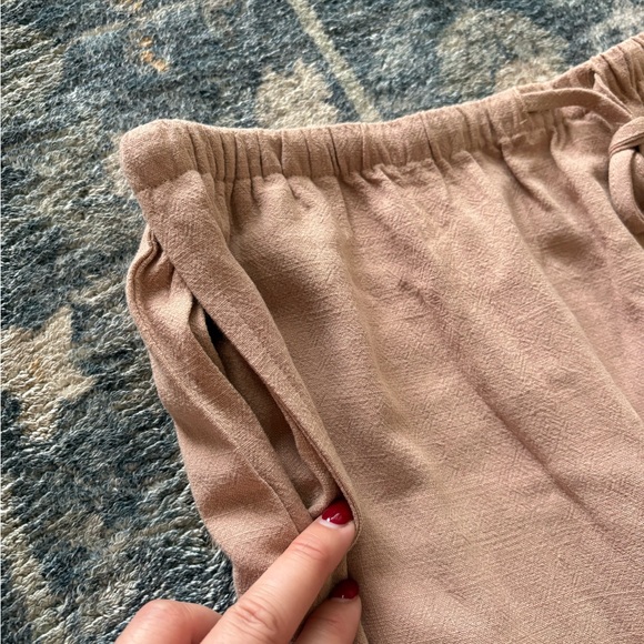 NWT Double Zero Breezy Linen Blend Slip On Skirt Size Large - Picture 3 of 5